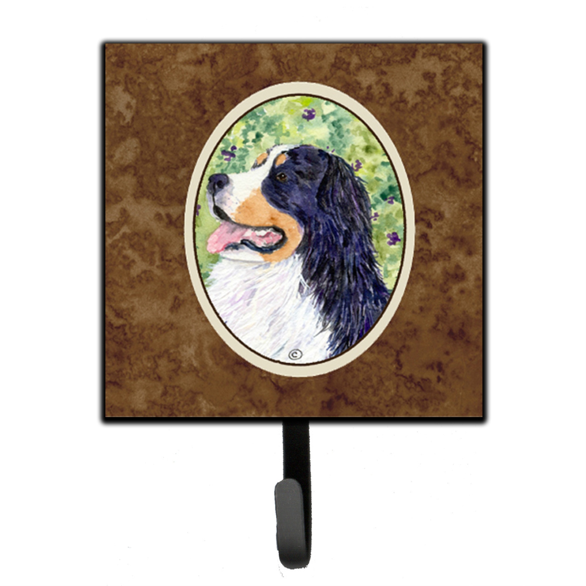 Carolines Treasures Winter Snowflake Saint Bernard Leash or Key Holder BB3576SH4 Small Multicolor Carolines Treasures Winter Snowflake Saint Bernard Leash or Key Holder BB3576SH4 Small Multicolor